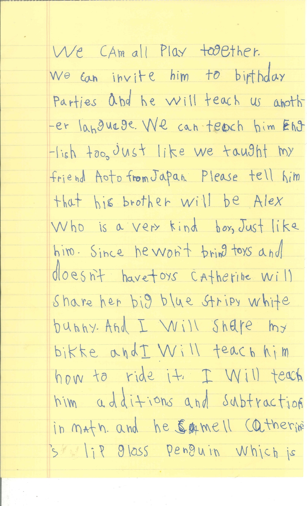 Alex letter page 2
