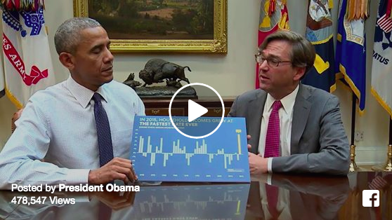 President Obama is briefed on the economy by Advisor Jason Furman