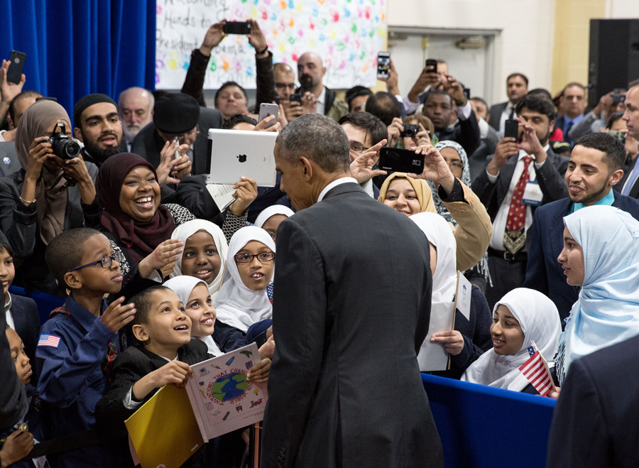 President Obama at the Islamic Society of Baltimore