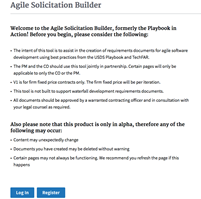 Agile Solicitation Builder