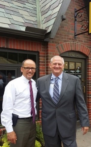 Photo of Bruce and Tom Perez
