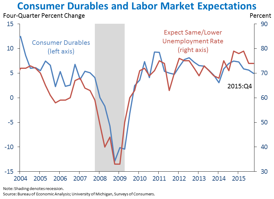 Consumer Durables and Labor Market Expectations