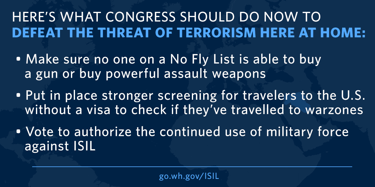 What Congress Can Do Against ISIL At Home