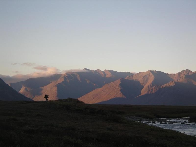 A hiker is a small speck in the vast landscape of Gates of the Arctic National Park and Preserve. (Photo Credit: National Park Service)