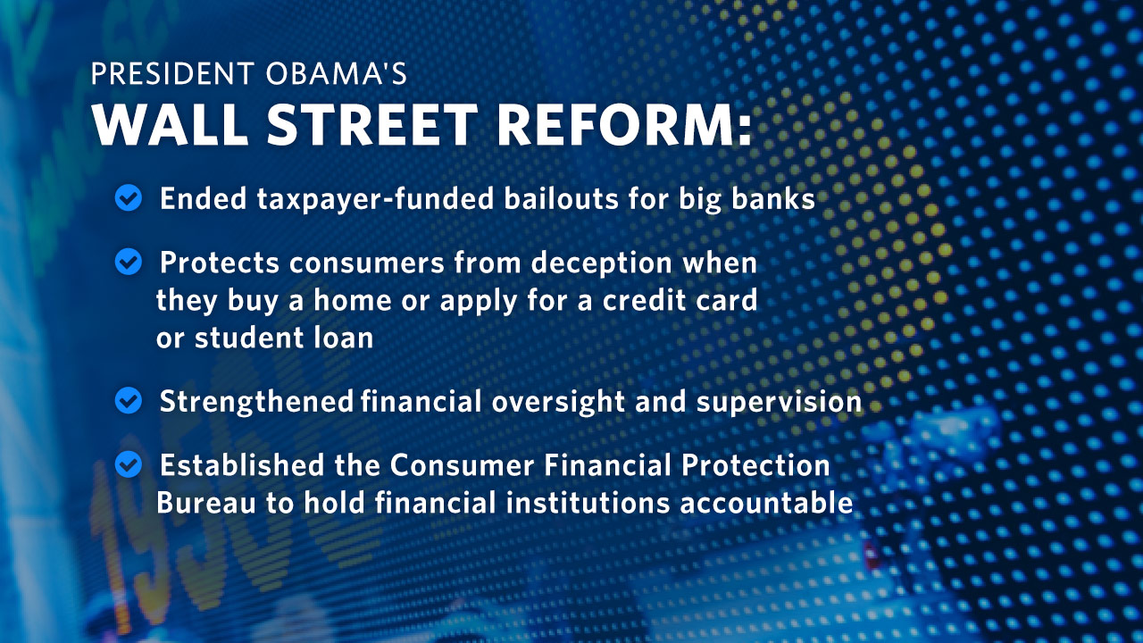 President Obama's Wall Street Reform
