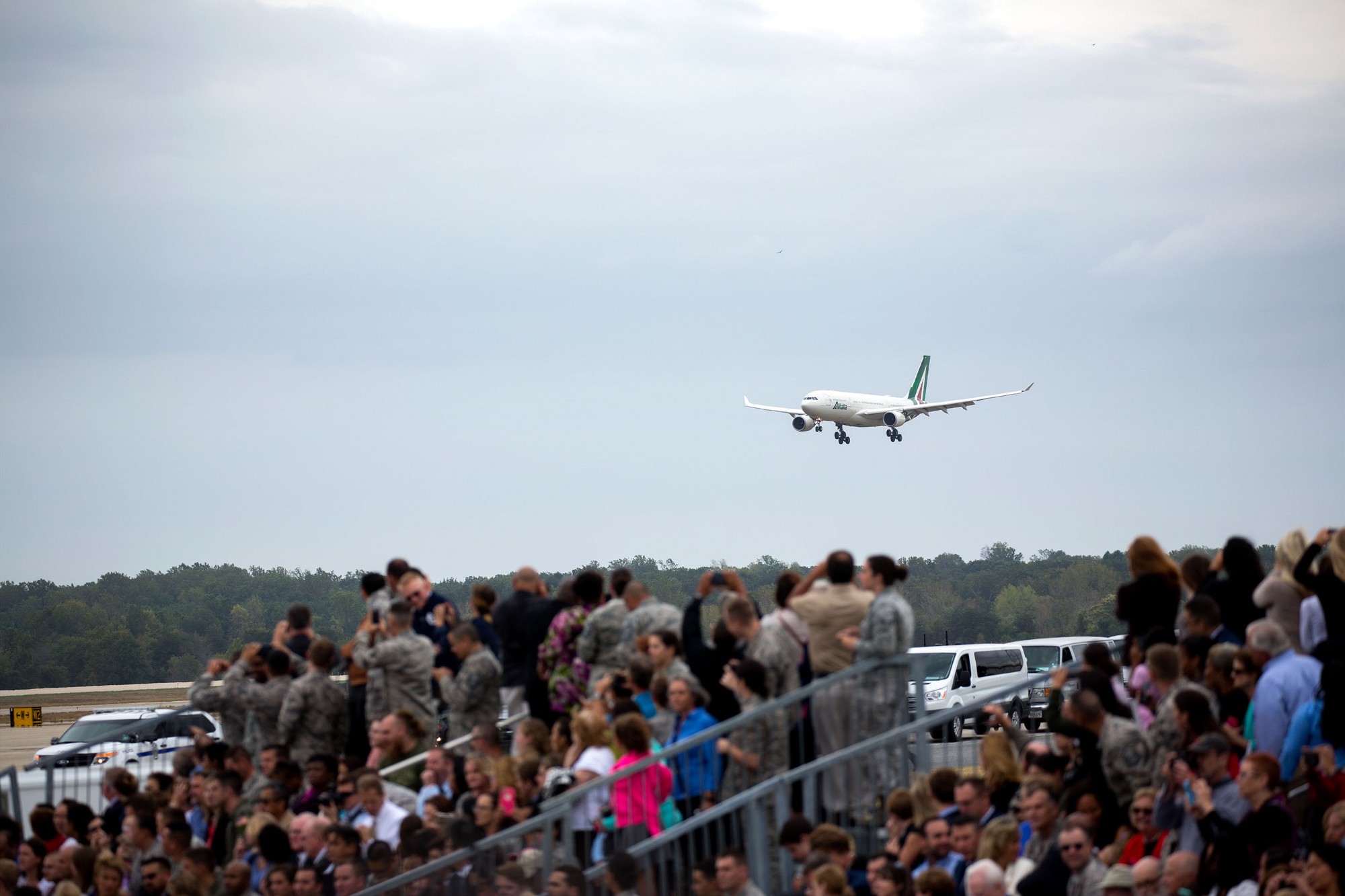 Pope Francis September 22 Landing on Tarmac